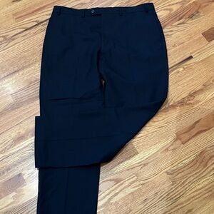 Ralph Lauren Men's Black Dress Pants Total Comfort. 100% Wool Sz 38x32. EUC